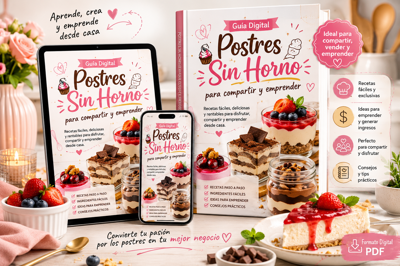 POSTRES SIN HORNO