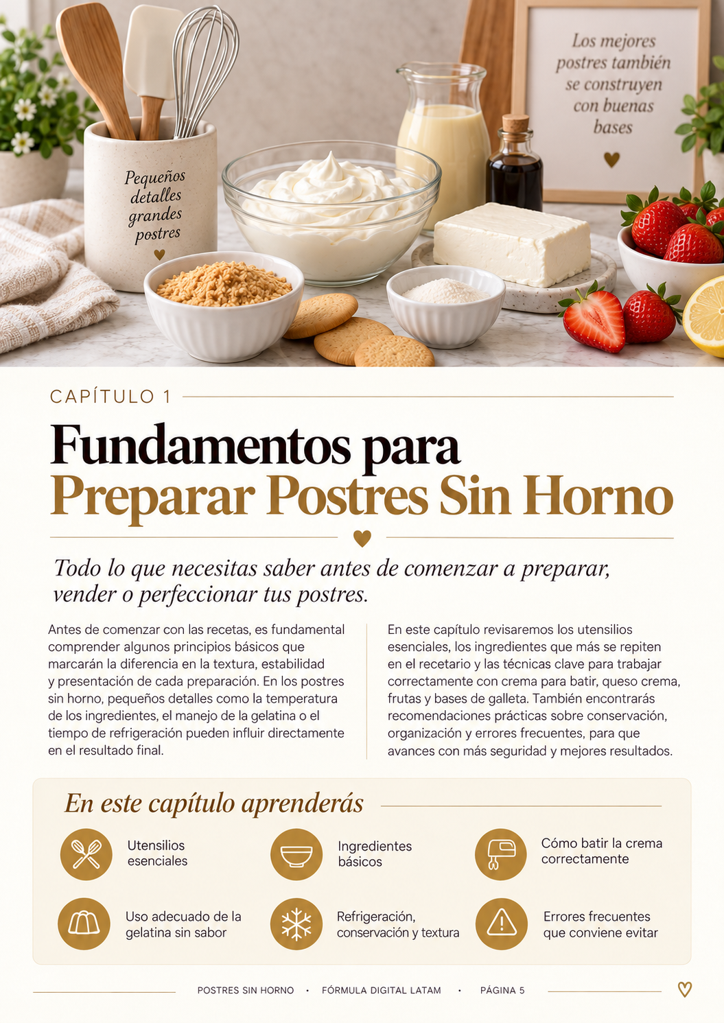 Postres Sin Horno para Compartir y Emprender – 30 Recetas