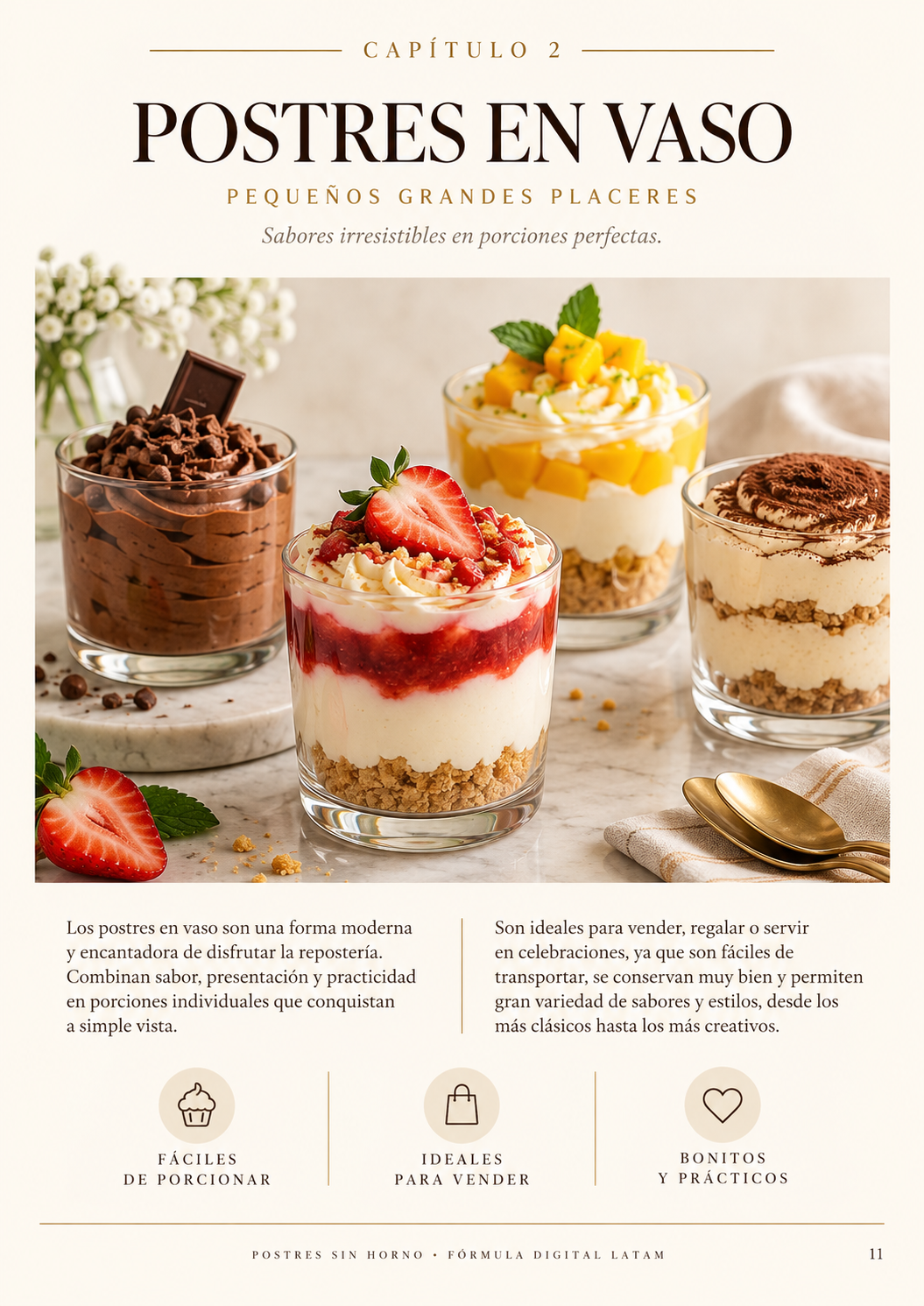 Postres Sin Horno para Compartir y Emprender – 30 Recetas